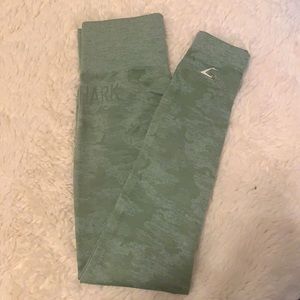 Gymshark camo print leggings , XS
